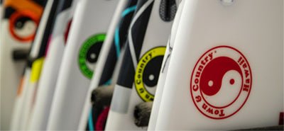 マイクケーシー氏ハンドシェイプ T&Cタウンアンドカントリー ハワイメイド 7f SURFBOARDS – T&C Surf Designs