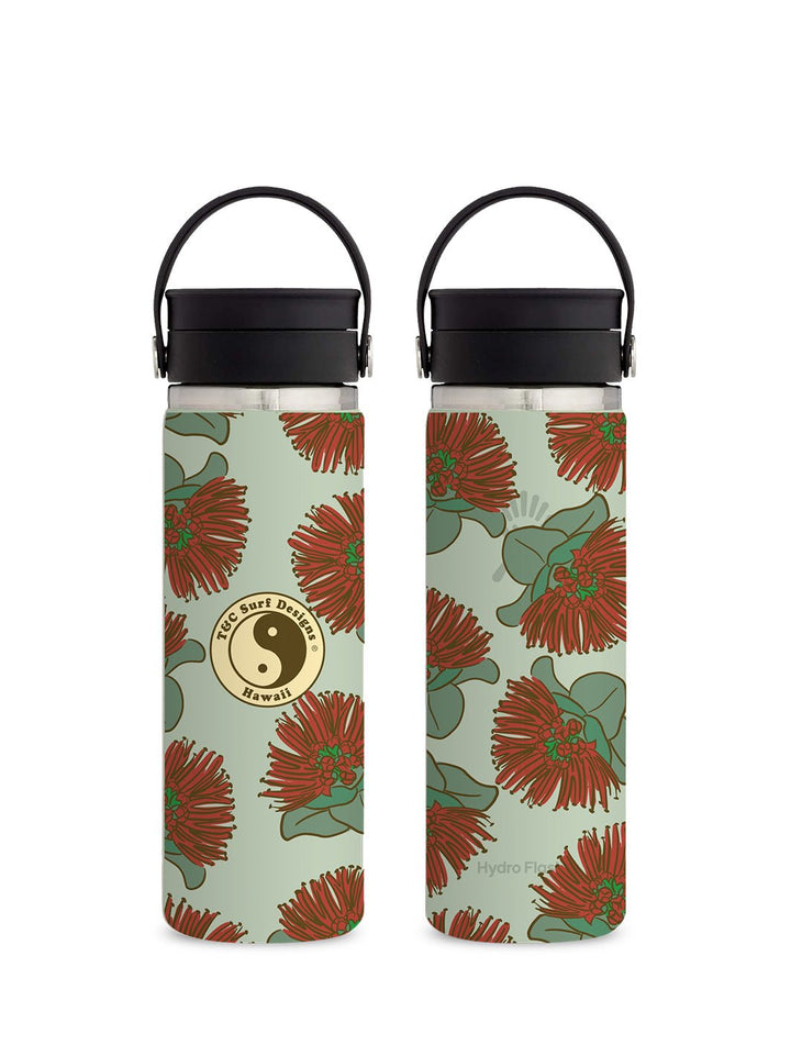 T&C Surf Designs T&C Surf 20 oz Ohia Aloha Hydro Flask, Aloe