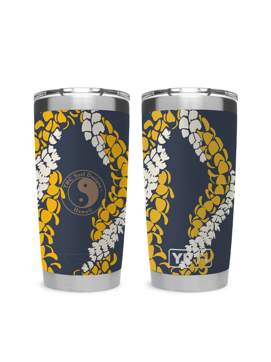 T&C Surf Designs T&C Surf 20 oz Lei'd Back Tumbler Yeti, Navy