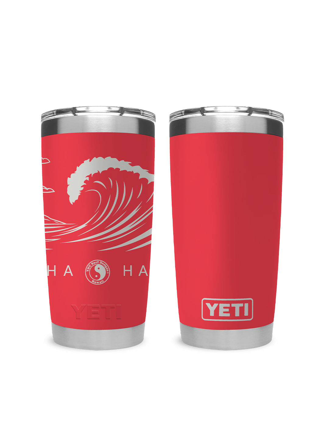 T&C Surf 20 oz Graphic Diamond Head Wave Tumbler Yeti – T&C Surf