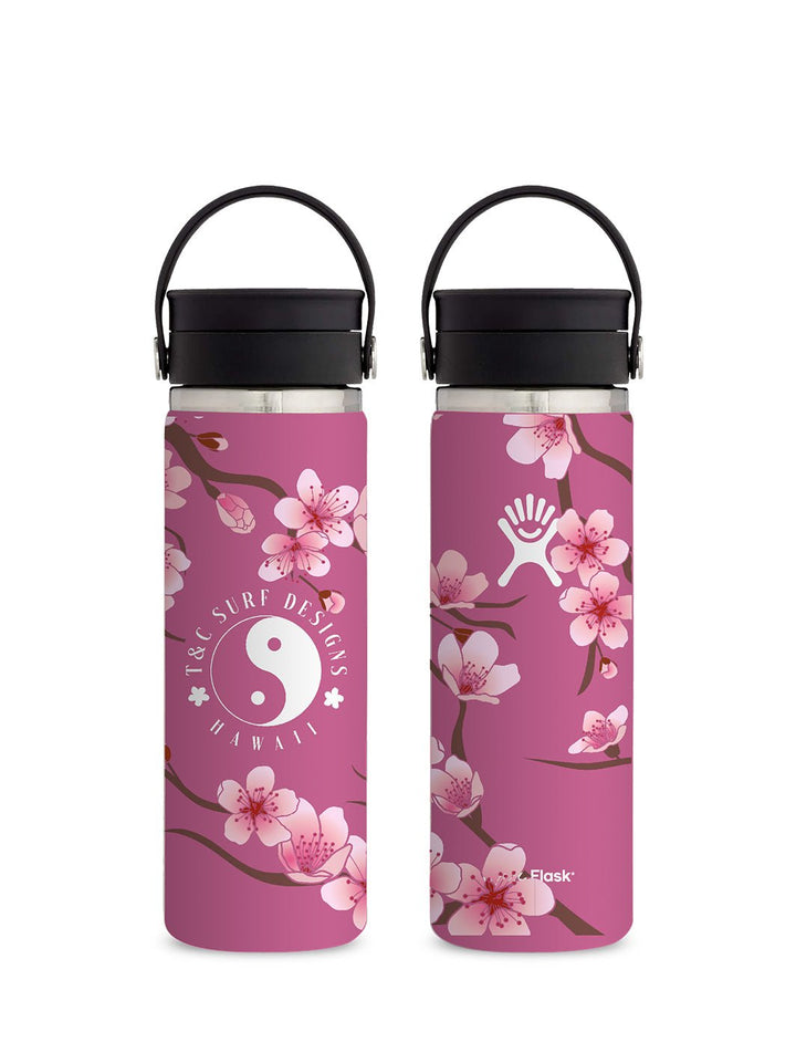 T&C Surf Designs T&C Surf 20 oz Cherry Bloom Hydro Flask, Reef