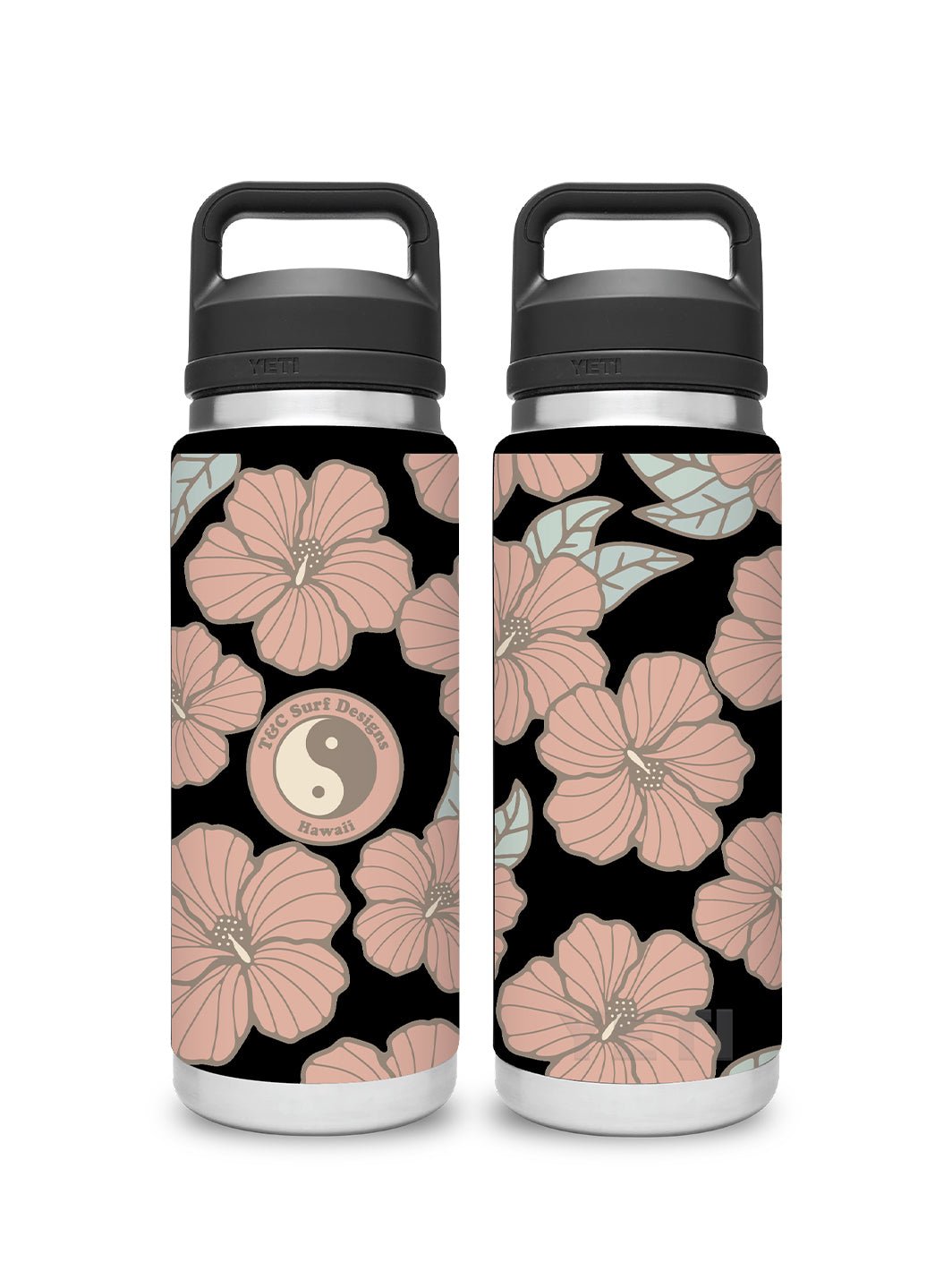 T&C Surf Designs T&C Surf 26 oz Under the Sun Rambler Yeti Bottle with Chug Cap, Black