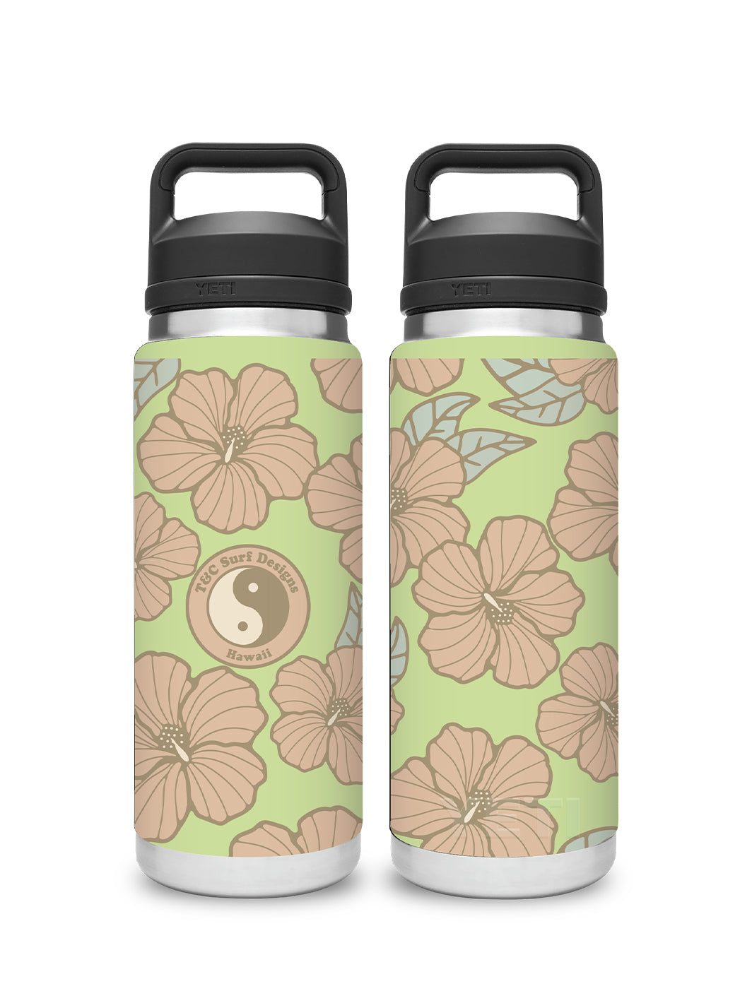 T&C Surf Designs T&C Surf 26 oz Under the Sun Rambler Yeti Bottle with Chug Cap, Key Lime
