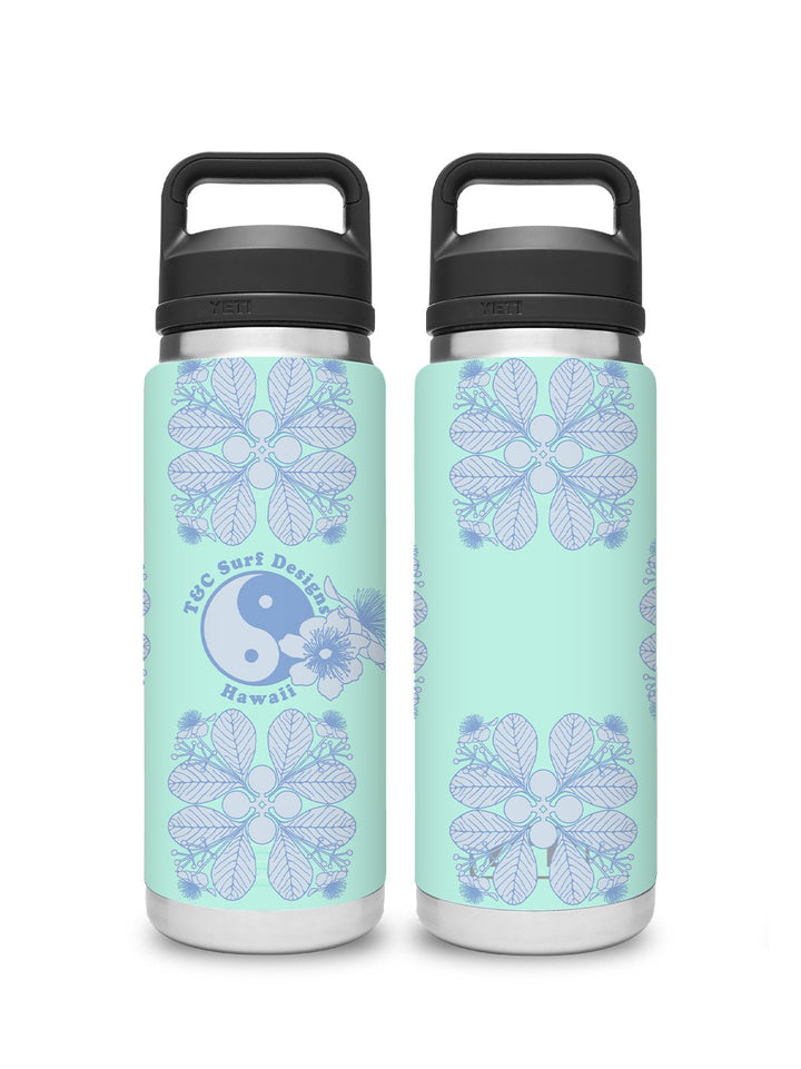 T&C Surf Designs T&C Surf 26 oz Kamani Quilt Rambler Yeti Bottle with Chug Cap, Seafoam