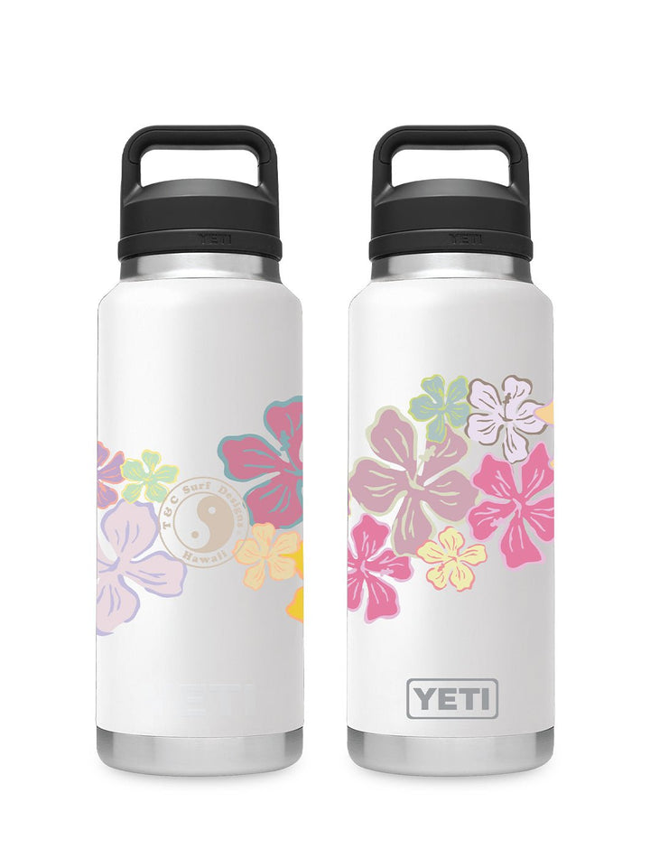 T&C Surf Designs T&C Surf 26 oz Barreled Rambler Yeti Bottle with Chug Cap, White