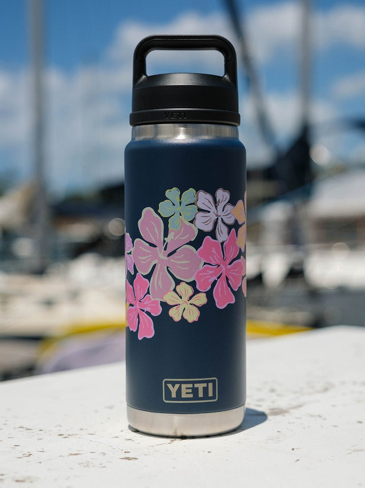 T&C Surf Designs T&C Surf 26 oz Barreled Rambler Yeti Bottle with Chug Cap,