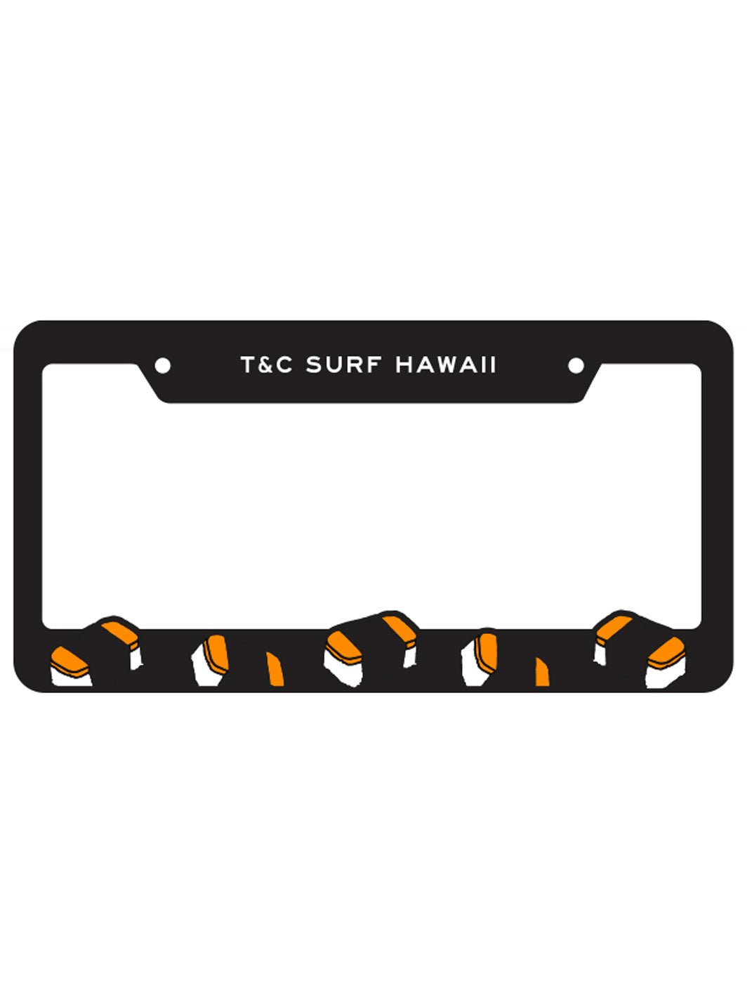 Musubi Run License Plate – T&C Surf Designs