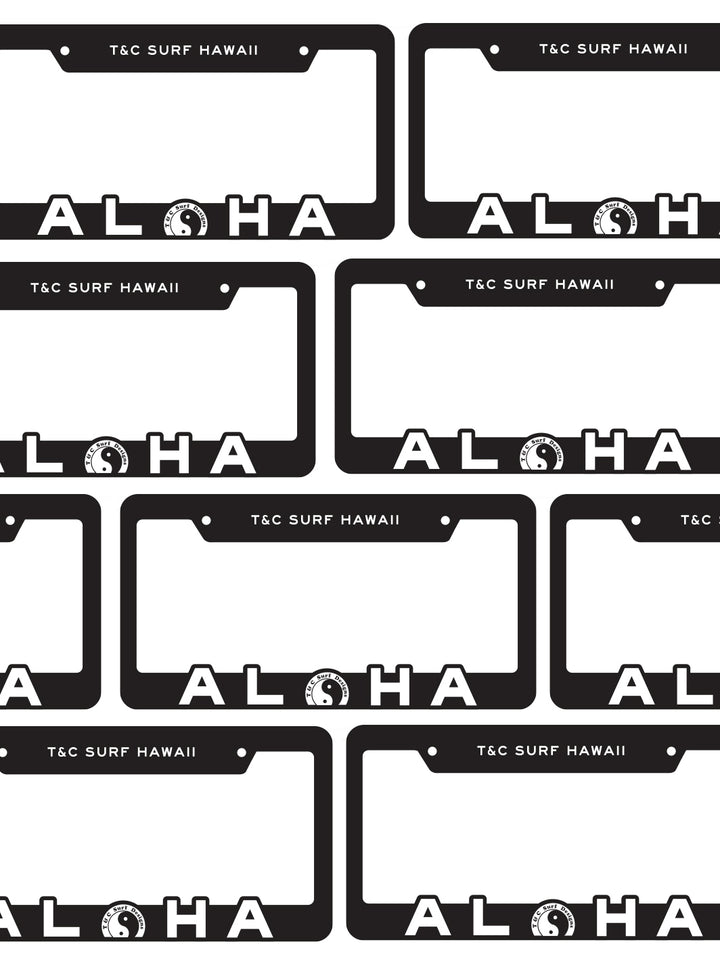 T&C Surf Designs Big Aloha License Plate,