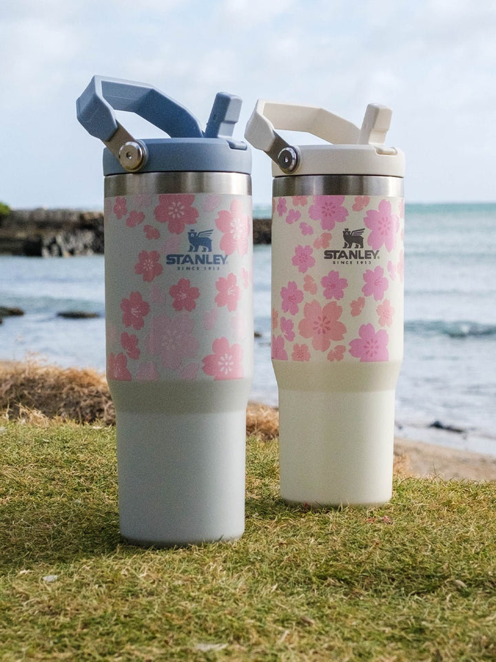 T&C Surf Designs T&C Surf 30 oz Cute Sakura Stanley The IcefIow™ Flip Straw Tumbler,