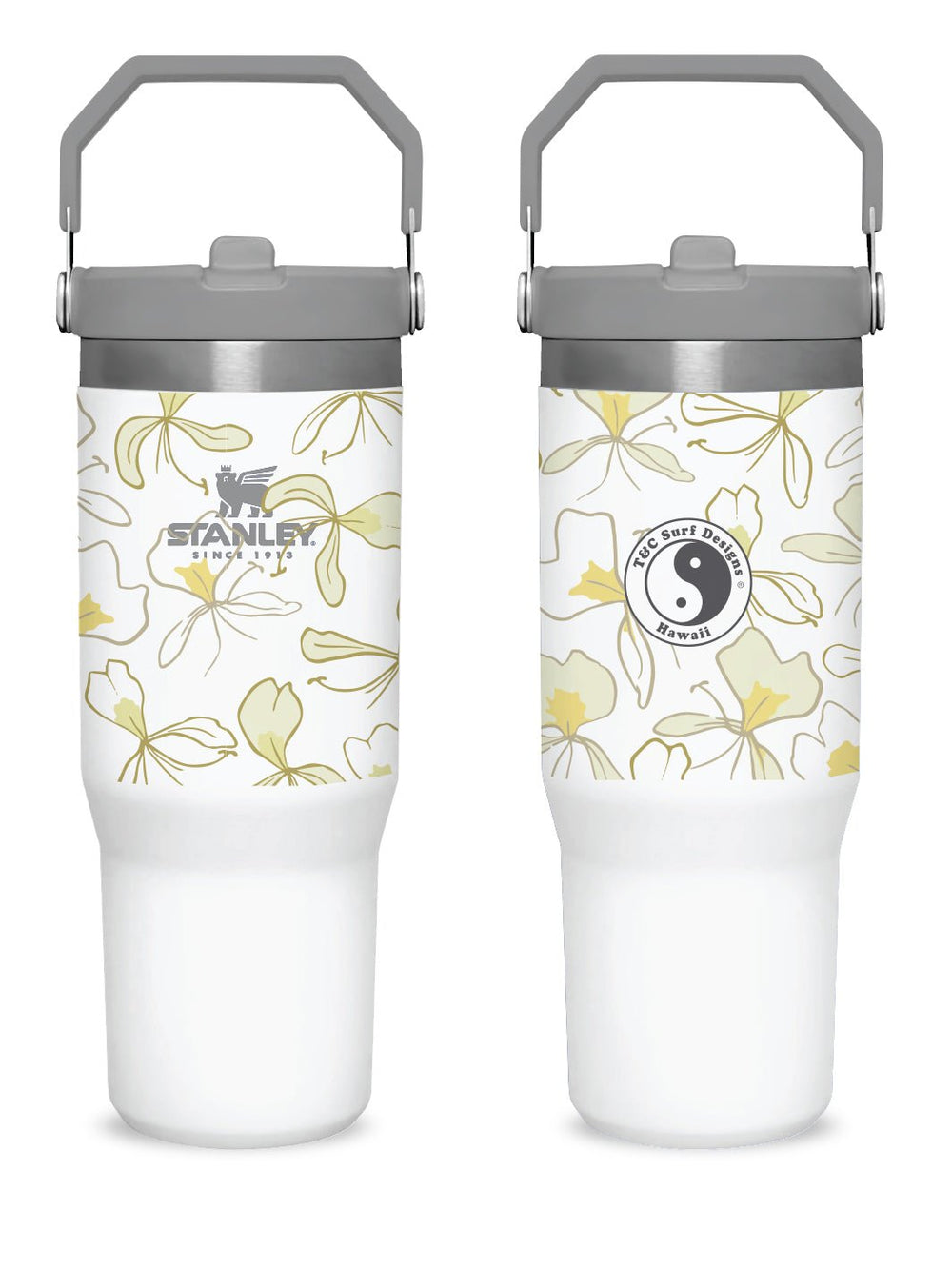 T&C Surf 30 oz Awapuhi Stanley The IcefIow™ Flip Straw Tumbler - T&C Surf Designs