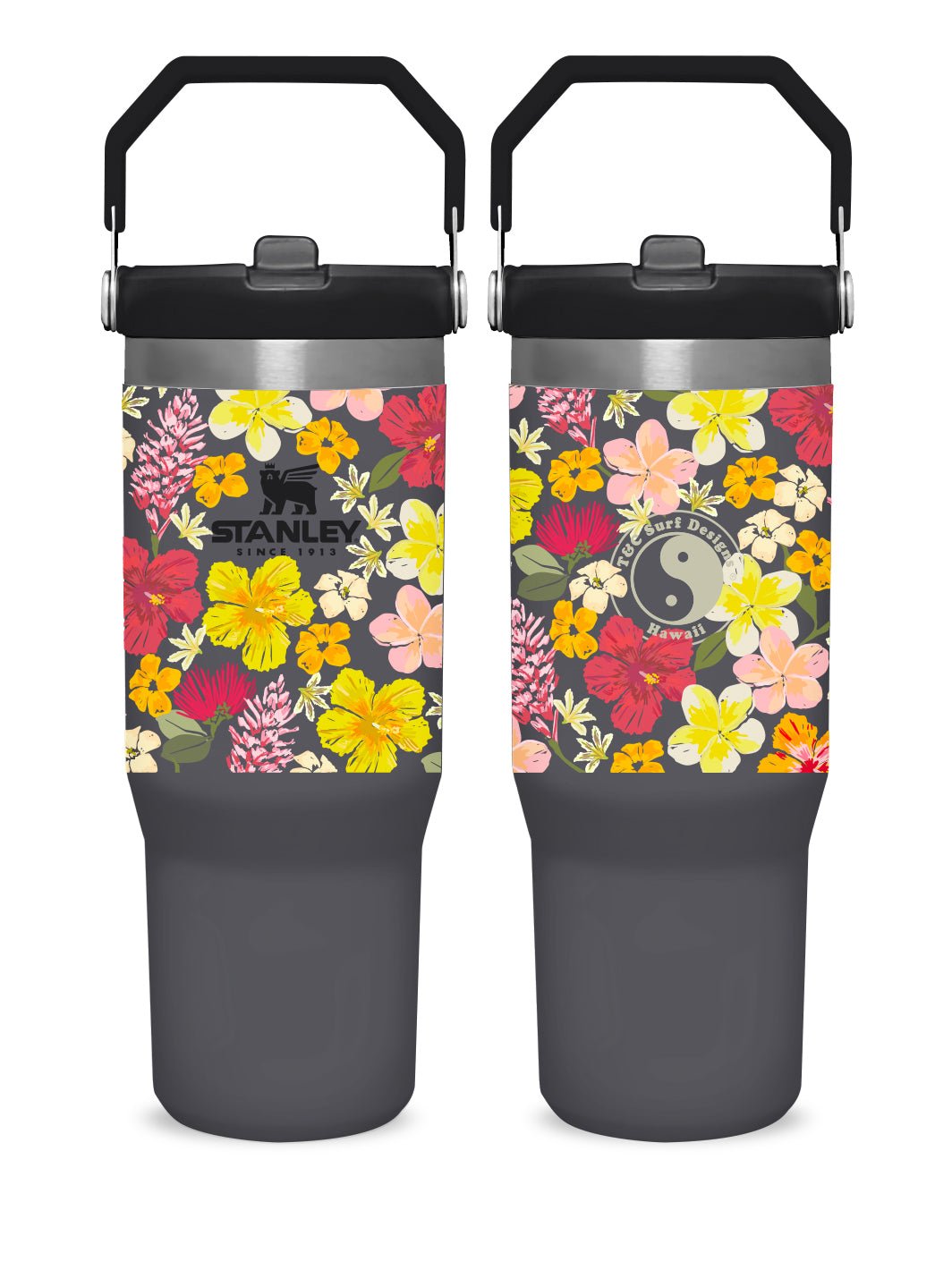 T&C Surf 30 oz All Ova Tropical Stanley The IcefIow™ Flip Straw