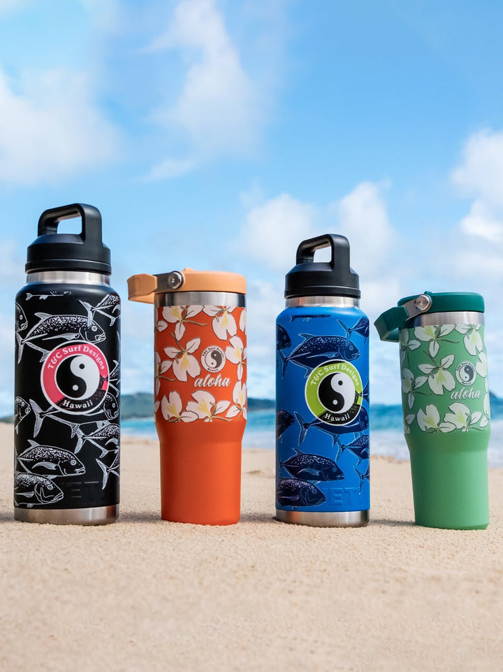 T&C Surf Designs T&C Surf 30 oz White Ginger Stanley The IcefIow™ Flip Straw Tumbler,