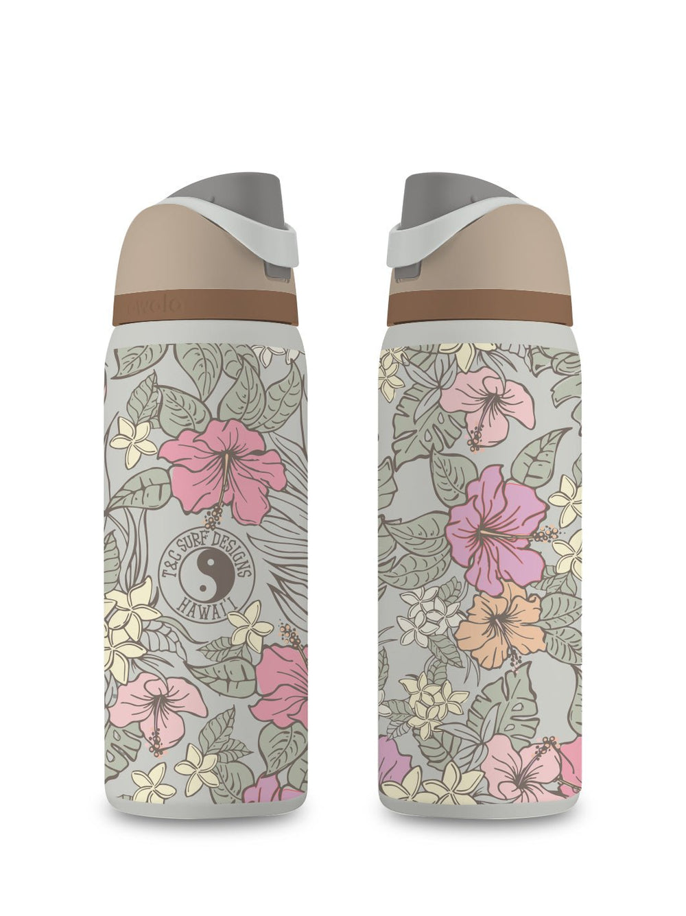 T&C Surf Designs T&C Surf 32 oz Pua Ting Owala, Calm Waters