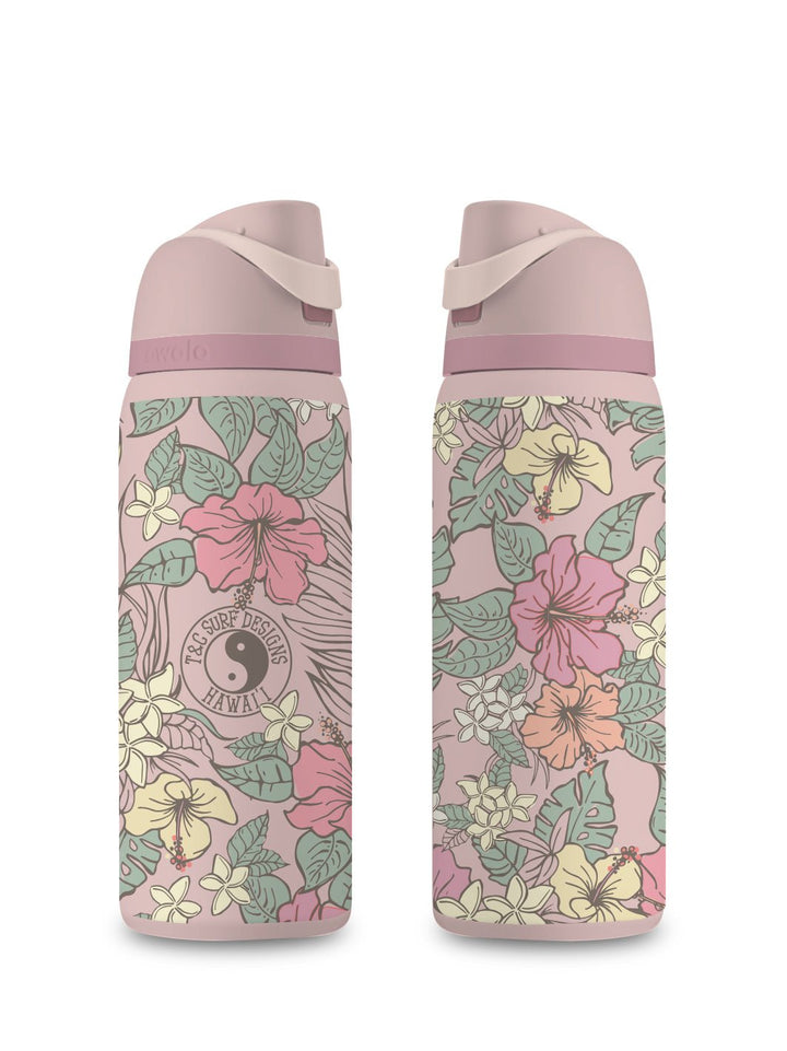 T&C Surf Designs T&C Surf 32 oz Pua Ting Owala, Rose Quartz