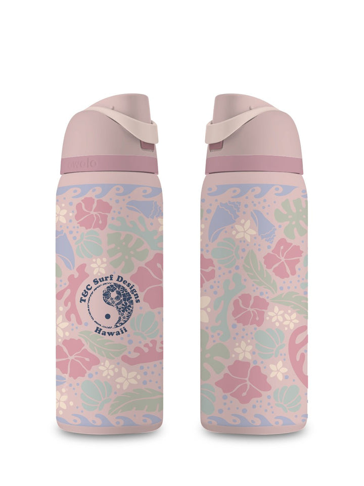 T&C Surf Designs T&C Surf 32 oz Ocean Is Life Owala, Rose Quartz