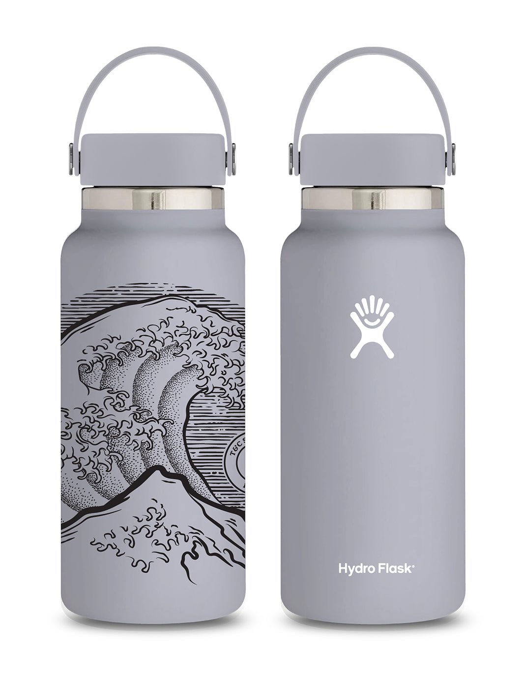 T&C Surf Designs T&C Surf 32 oz Stoked Hokusai Hydro Flask, Surf