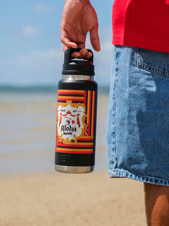 T&C Surf Designs T&C Surf 36 oz Supa Native Rambler Yeti Bottle with Chug Cap,