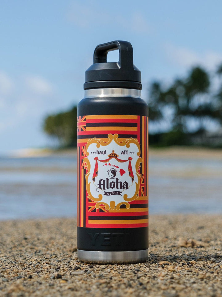 T&C Surf Designs T&C Surf 36 oz Supa Native Rambler Yeti Bottle with Chug Cap,
