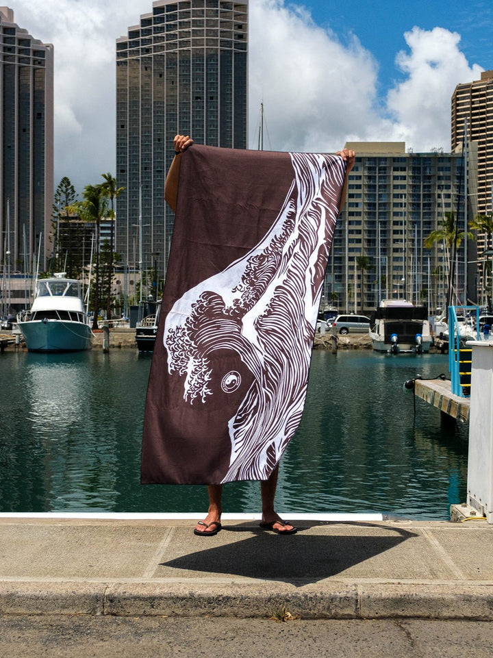T&C Surf Designs Aloha Waves Microfiber Towel,