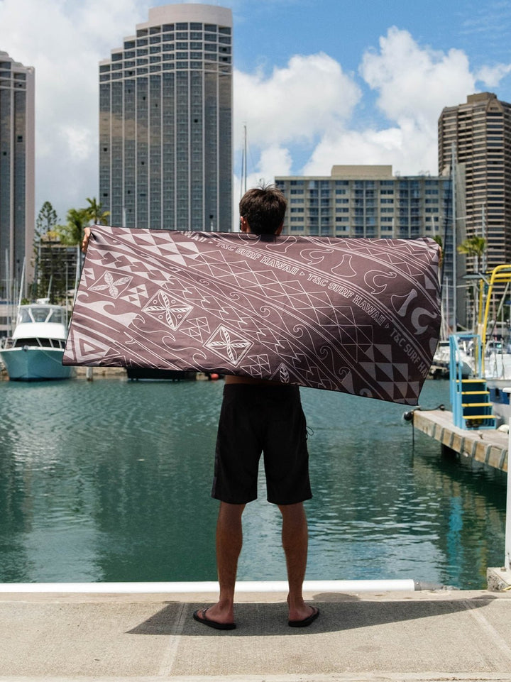 T&C Surf Designs Iwa Tapa Microfiber Towel,