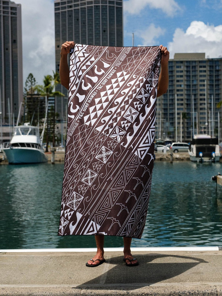 T&C Surf Designs Iwa Tapa Microfiber Towel,
