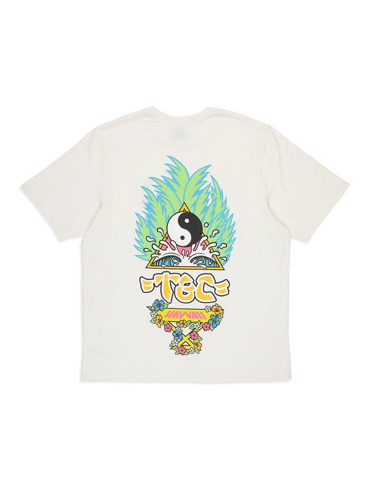 T&C Surf Designs Europe Palm Tee, Off White / S