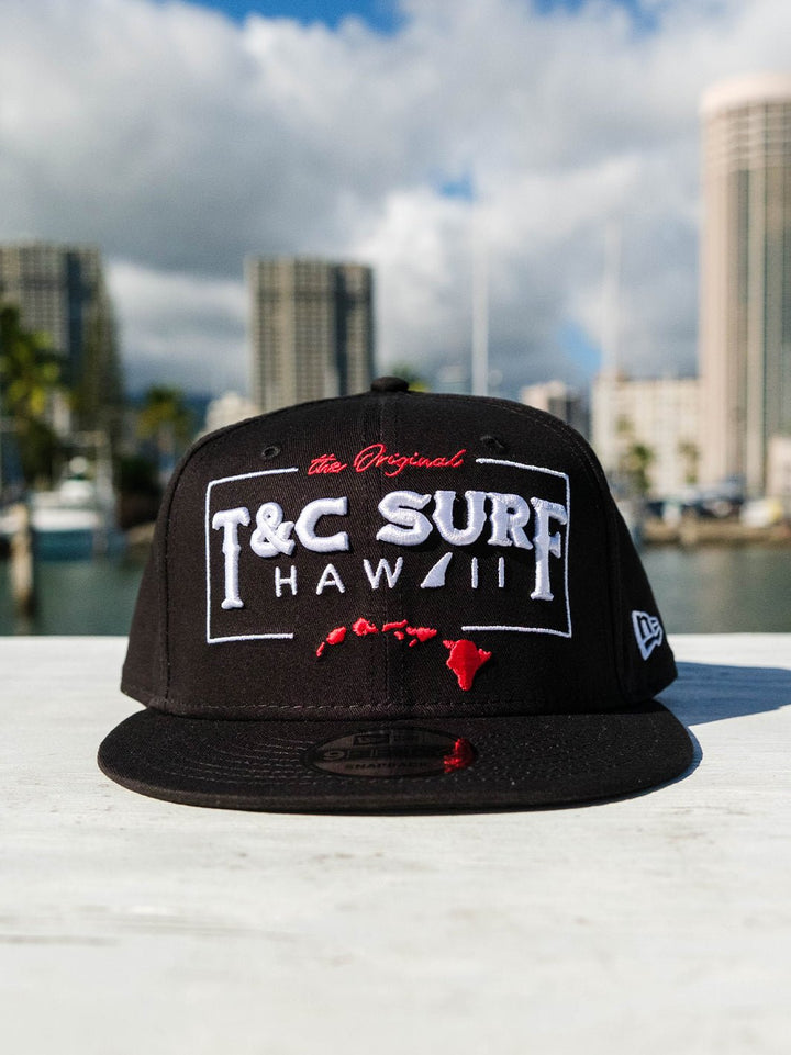 T&C Surf Designs In Frame New Era Cap, Black