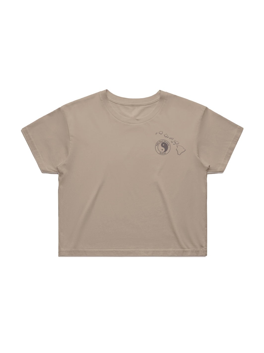 Hawaii Map Crop Tee - T&C Surf Designs