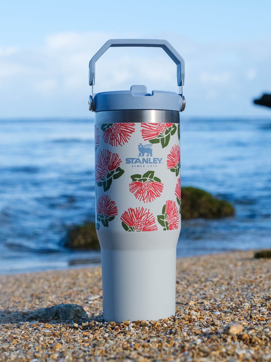 T&C Surf Designs T&C Surf 30 oz Ohia Aloha Stanley The IcefIow™ Flip Straw Tumbler,