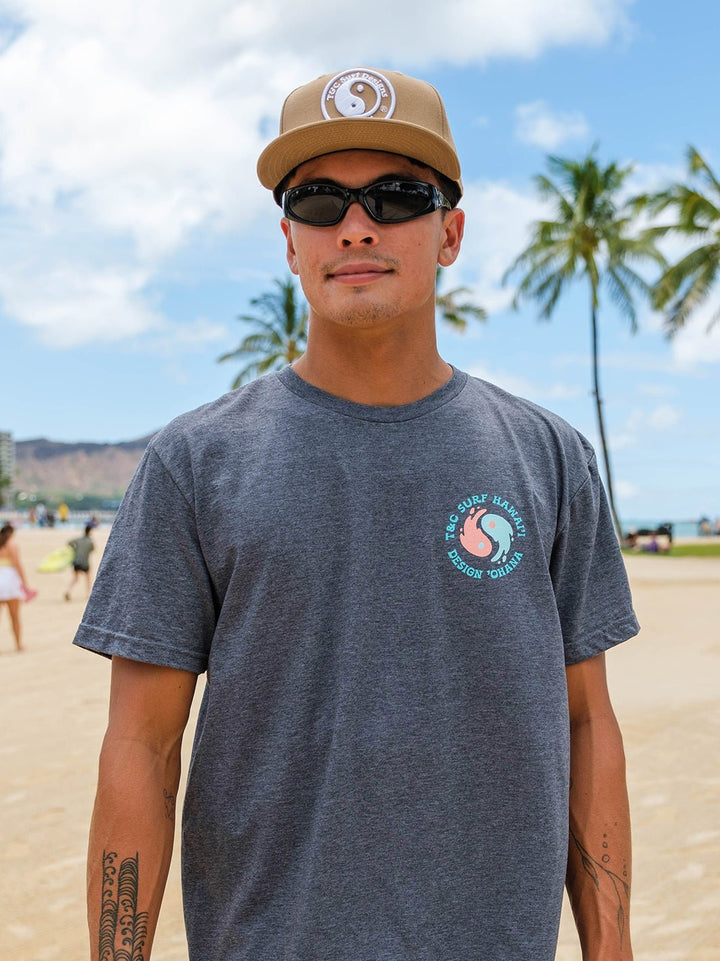 T&C Surf Designs Raised Logo New Era Snapback Cap,