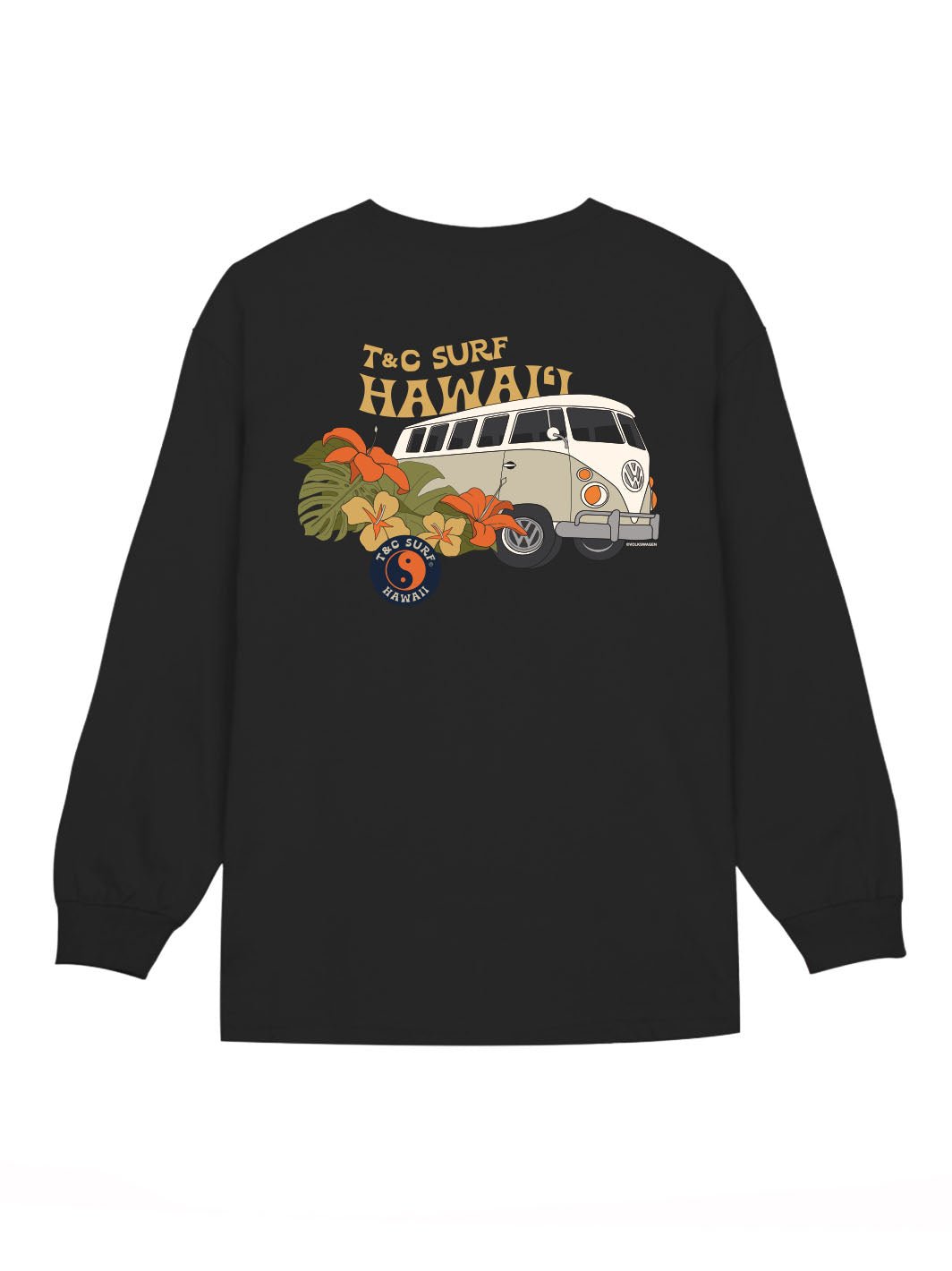 T&C Surf Designs Automatic Volkswagen® Long Sleeve, Black / S