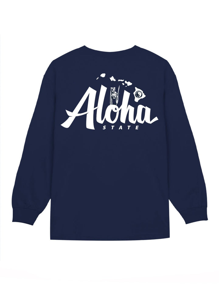 T&C Surf Designs Aloha Kam Island Long Sleeve, Navy / M