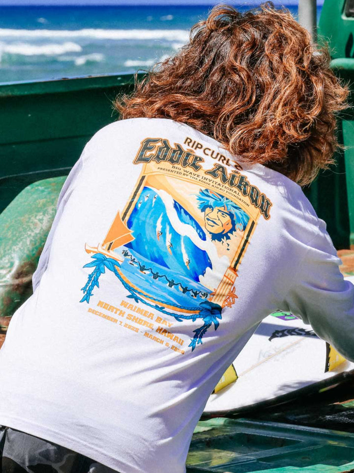 Eddie Would Go Poster Art Long Sleeve