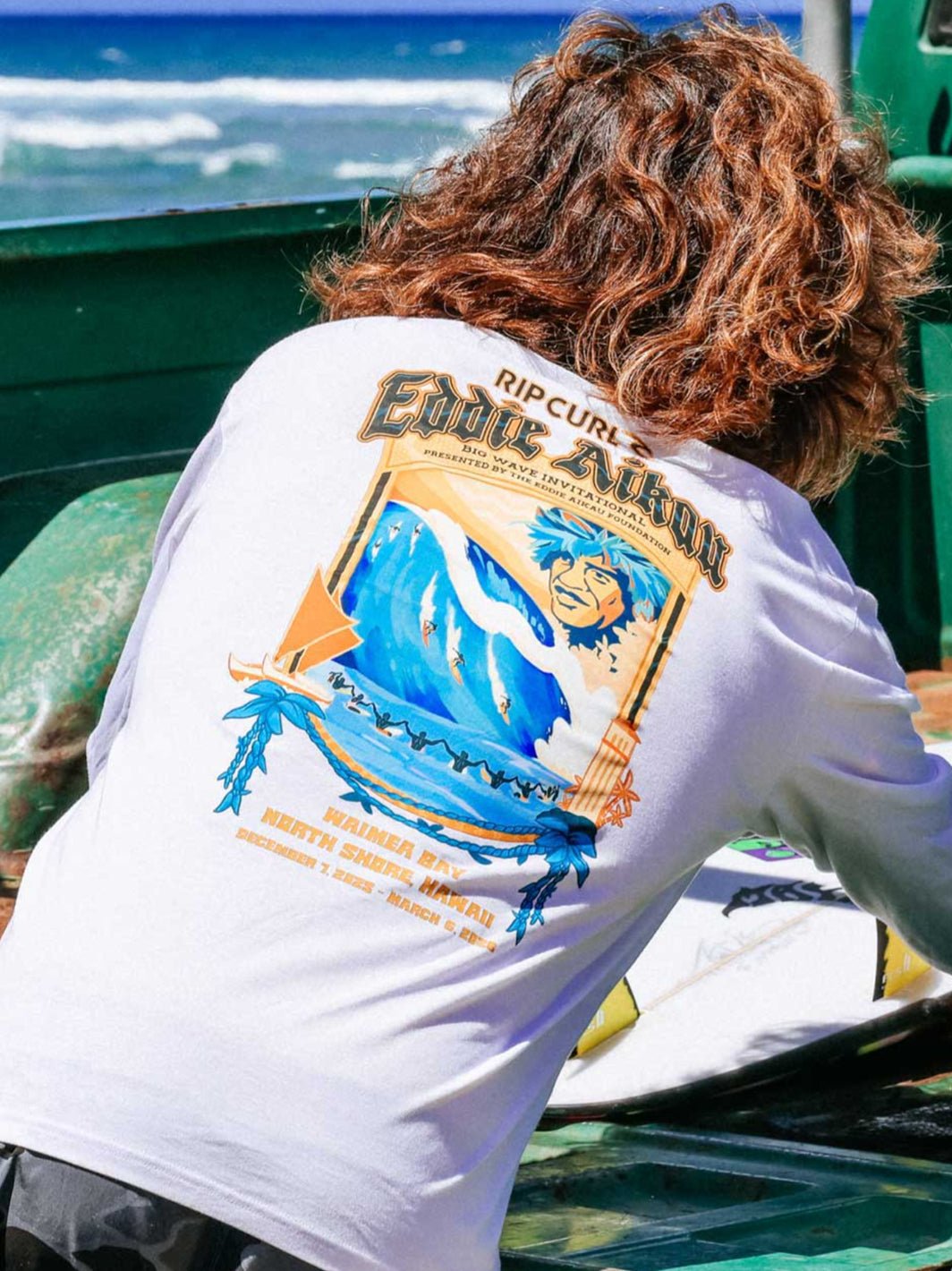 Eddie Would Go Poster Art Long Sleeve - T&C Surf Designs
