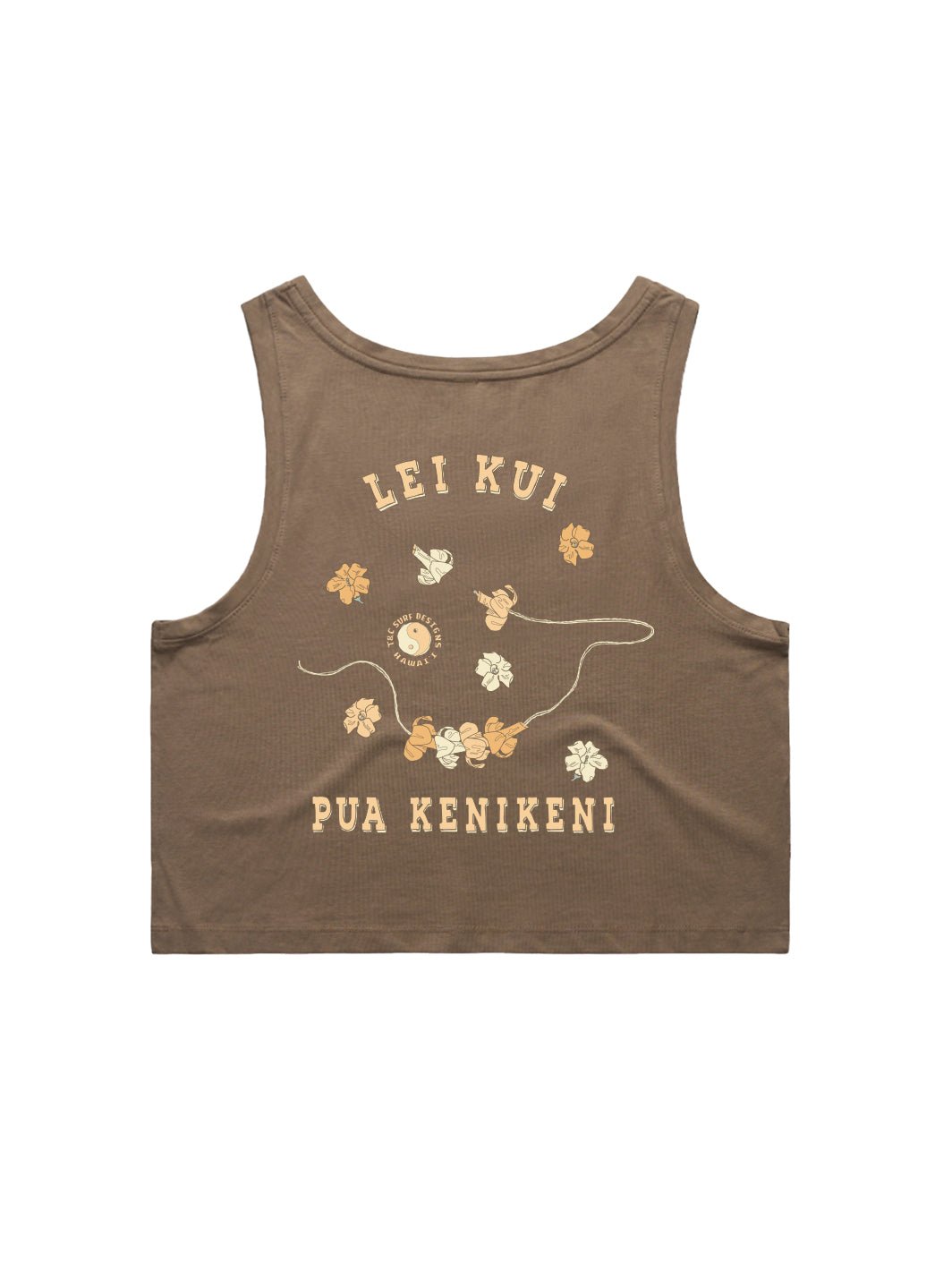 T&C Surf Designs Lei Kui Crop Singlet Tank,