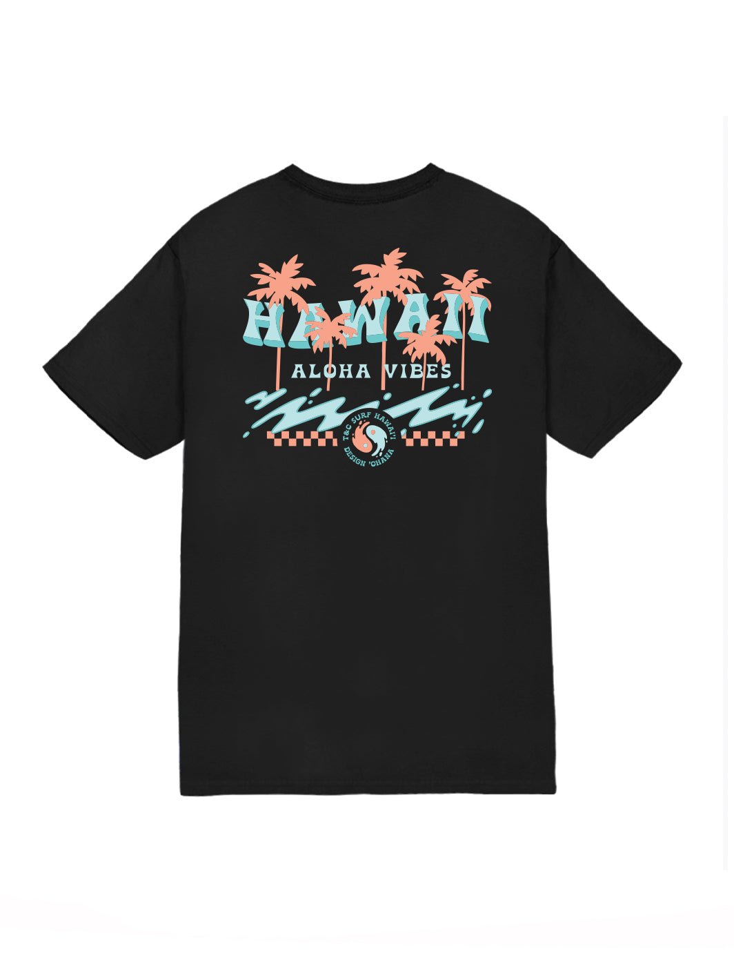 【HELLO SUNRISE】 HS Travel Agency Wave Logo Tee /追跡付 HS Travel Agency Wave Logo Tee_Blue - Hello Sunrise