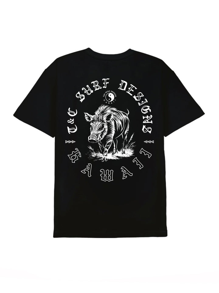 T&C Surf Designs Hog Wild Tee, Black / S