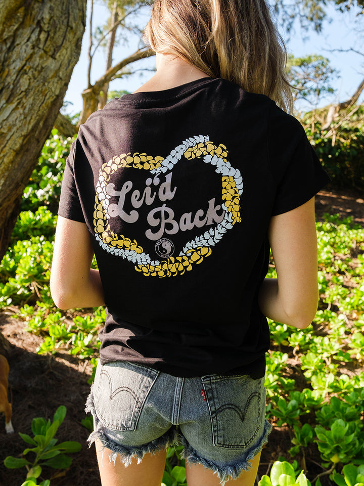T&C Surf Designs Lei'd Back Maple Tee,