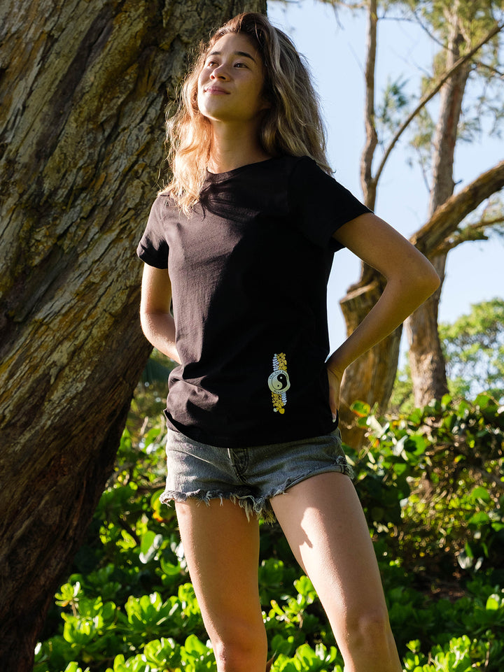 T&C Surf Designs Lei'd Back Maple Tee,