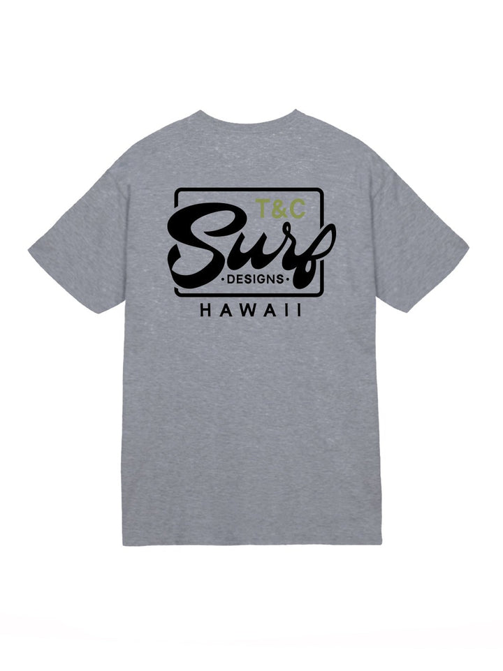 T&C Surf Designs Surf Big Jersey Tee, Graphite / S