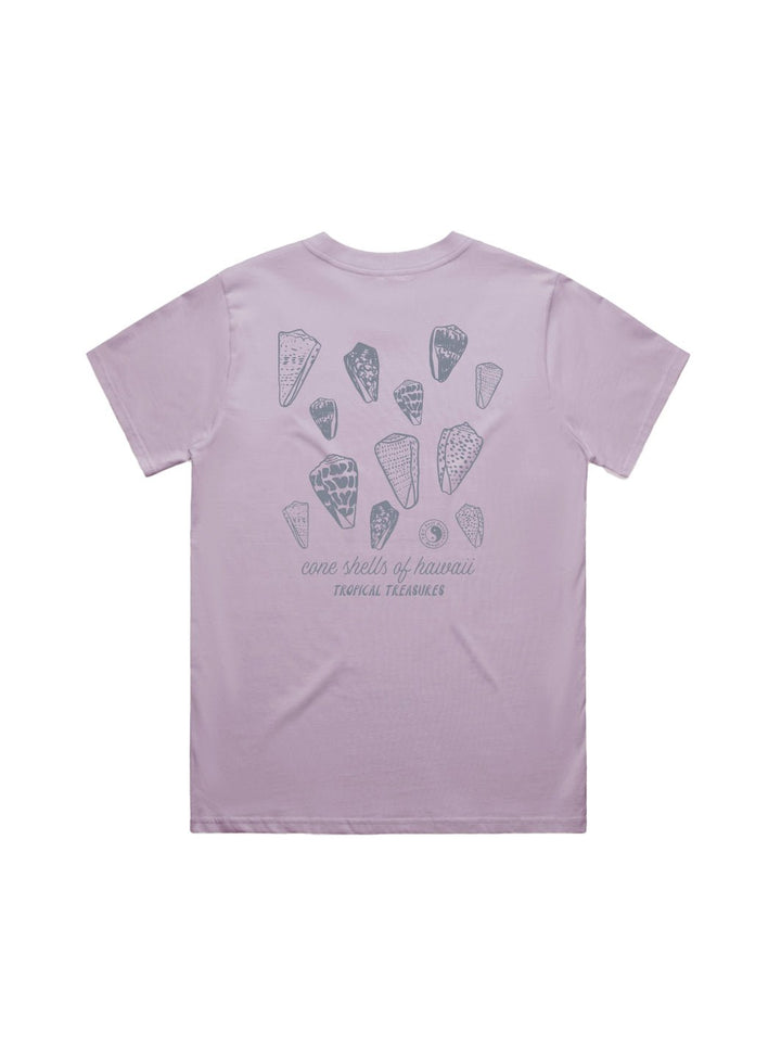 T&C Surf Designs Cone Shell Classic Tee, Lavender / S
