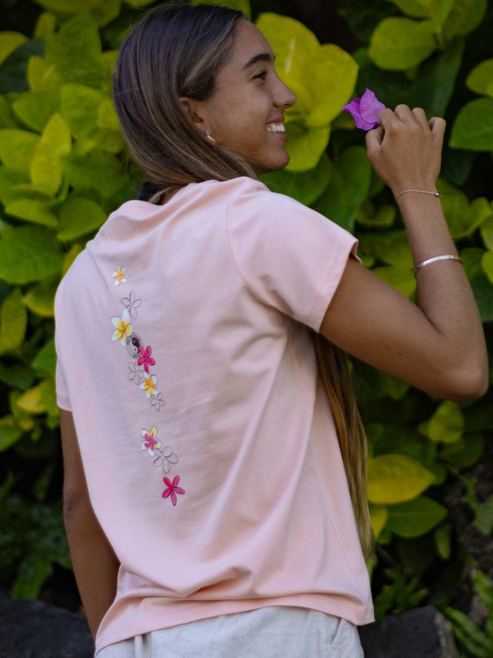 T&C Surf Designs Pua Melia Vertical Maple Tee,