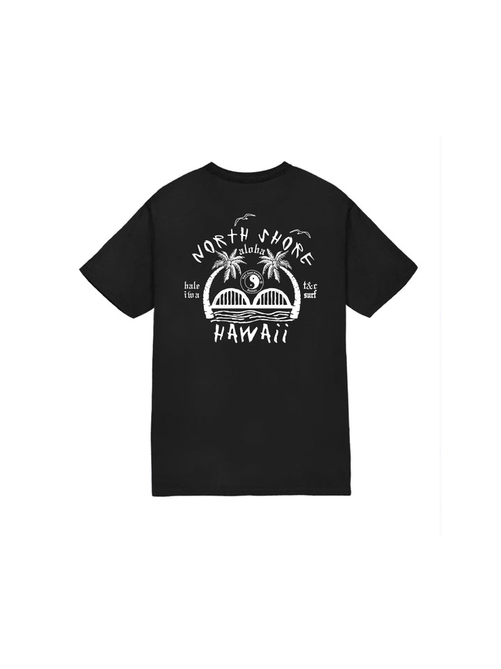 T&C Surf Designs Kids Anahulu Iwa Tee, XS / Black