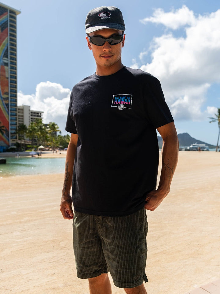 T&C Surf Designs Shave Ice and Paradise Jersey Tee,