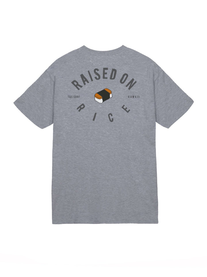 T&C Surf Designs Raised on Musubi Jersey Tee, Graphite / S