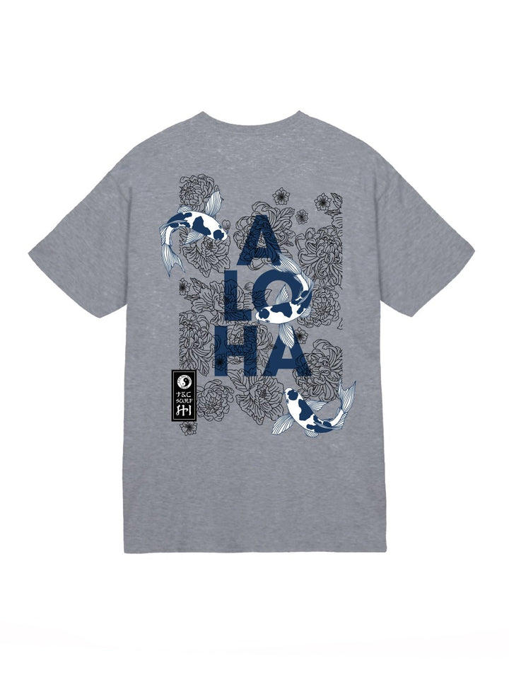T&C Surf Designs Koiloha Jersey Tee, Graphite / S