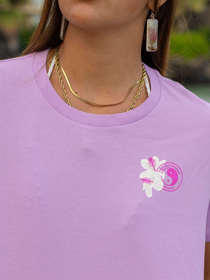 T&C Surf Designs Haleiwa Koki'o Ke'oke'o Maple Tee,