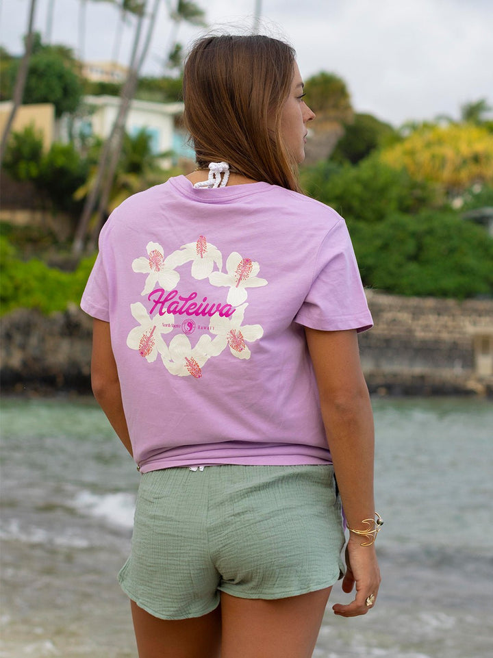 T&C Surf Designs Haleiwa Koki'o Ke'oke'o Maple Tee,