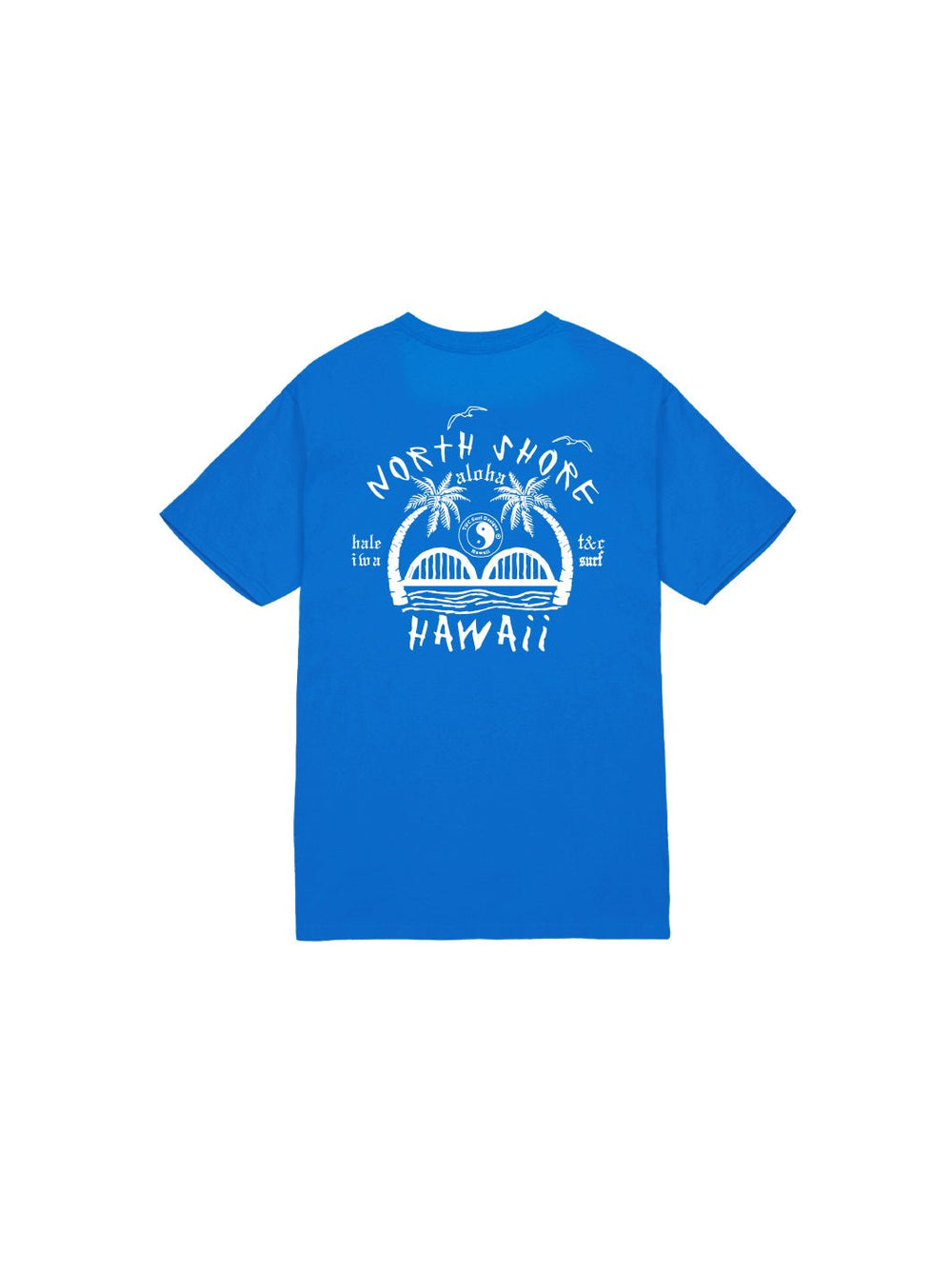 T&C Surf Designs Kids Anahulu Iwa Tee, XS / Royal