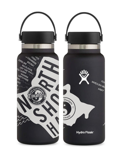 T&C Surf Designs T&C Surf 32 oz Go Country Hydro Flask, Black